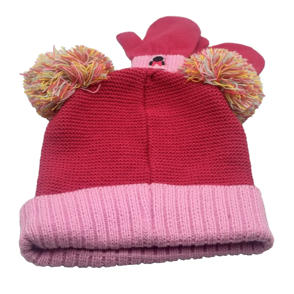 Girls Winter Accessories Set- Minnie Mouse